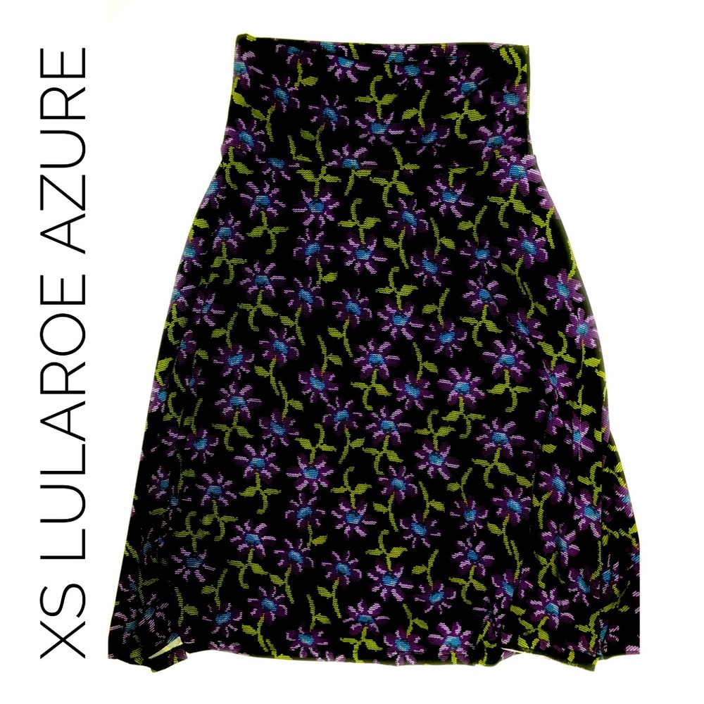 XS LuLaRoe Azure Skirt